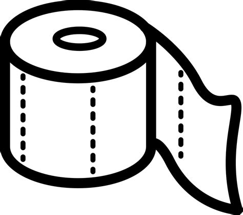Toilet, paper, roll, empty, file: Toilet Paper Roll Outline Svg Png Icon Free Download ...