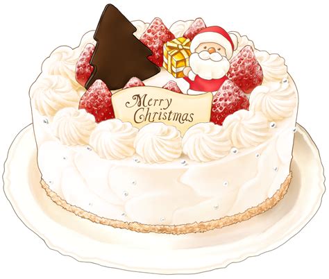 クリスマスケーキ おいしそうなフリーイラスト素材屋「oishiso（オイシソ）」