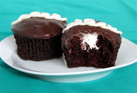 If you choose to pile the frosting on high like i've shown here, you should double this recipe to make sure you have enough. Homemade Hostess Cupcakes