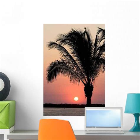 Tropical Sunset Mexico Wall Decal Wallmonkeys