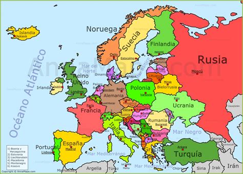 Letras de gominola: Países y capitales