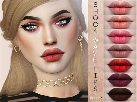 Lips In 60 Colors All Ages And Genders Found In Tsr Category Sims 4