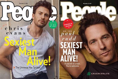 Paul Rudd Offered Chris Evans Advice On Being Sexiest Man Alive There S A Lot You Have To Live