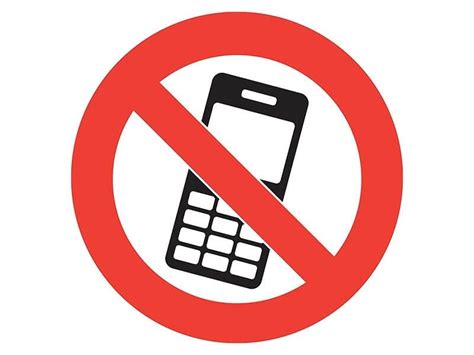 No Mobile Phones Floor Symbol Marker Free Delivery