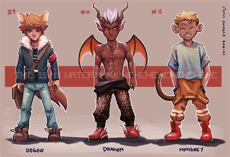 Open Auction 13 Chinese Zodiac Adoptables 3rd By Clarafang On Deviantart