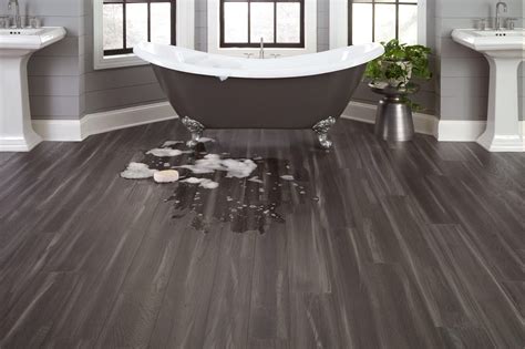 Smokey Gray Oak Wire Brushed Water Resistant Engineered Hardwood