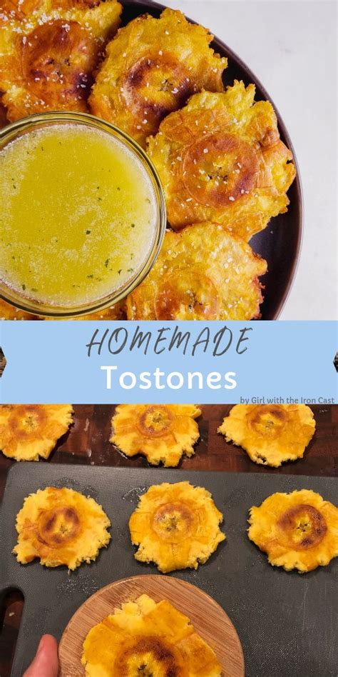 Crispy Tostones With Garlic Dipping Sauce Tostones Plantain Recipes How To Cook Plantains