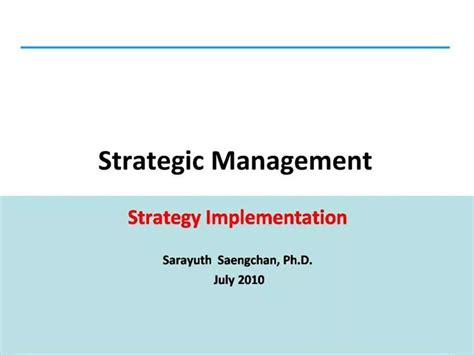 Ppt Strategic Management Powerpoint Presentation Free Download Id
