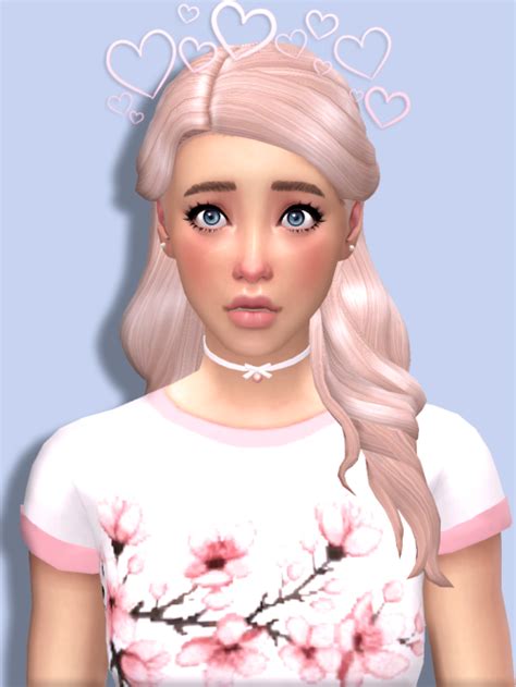 Sims 4 Blonde Hair The Sims 4 Create A Sim Pretty Blonde Teen Youtube