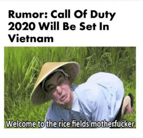 Rumor Call Of Duty 2020 Will Be Set In Vietnam Welcome To The Rice