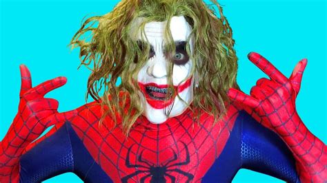 El jokermaster and mix by: الجوكر يتنكر بزي سبايدرمان ويخطف المجمدة إلسا !! سبايدرمان ...