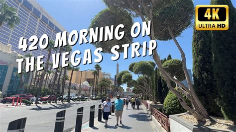 4k Walking Las Vegas Strip Morning Of 4202023 Vegas Strip Walk