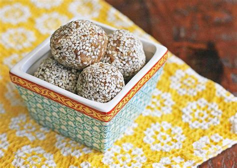 Sesame Coasted Majoun Healthy Moroccan Raisin Nut Candies Girl Cooks World