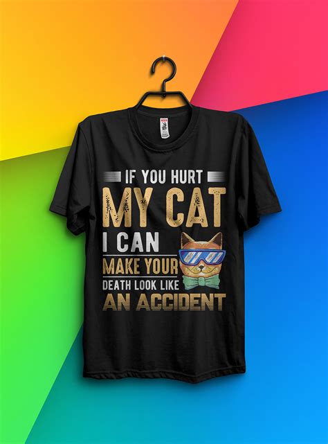 Cat T Shirt Design Bundle On Pantone Canvas Gallery