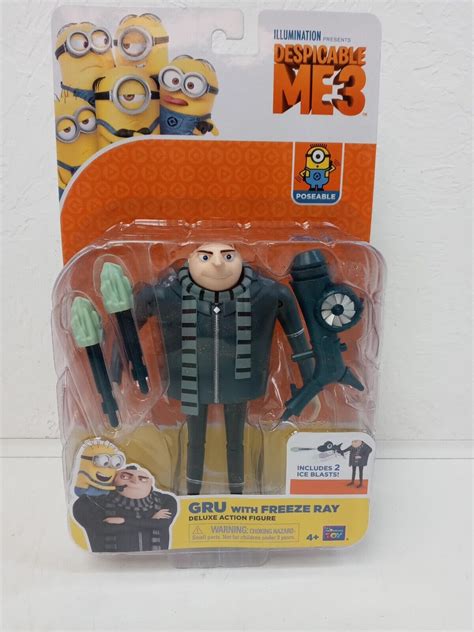 Despicable Me 3 Gru With Freeze Ray 6 Deluxe Action Figure Minions Toy