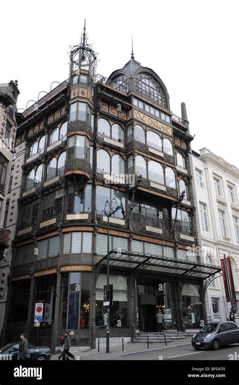 The Art Nouveau Old England Building Houses Brussels Musee Instrumental