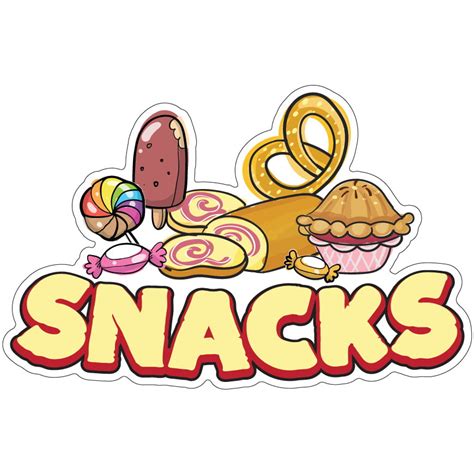 Snacks Decal Concession Stand Food Truck Sticker Walmart Com