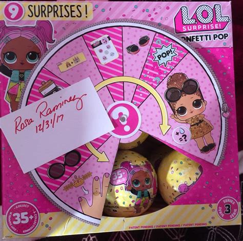 Series 3 Lol Surprise Confetti Pop Doll 9 Layers Of Fun Ball Lol 23