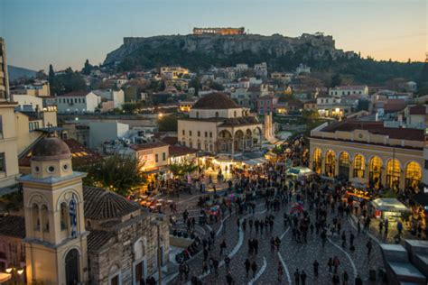 Exploring The Plaka Historical Neighborhood In Athens