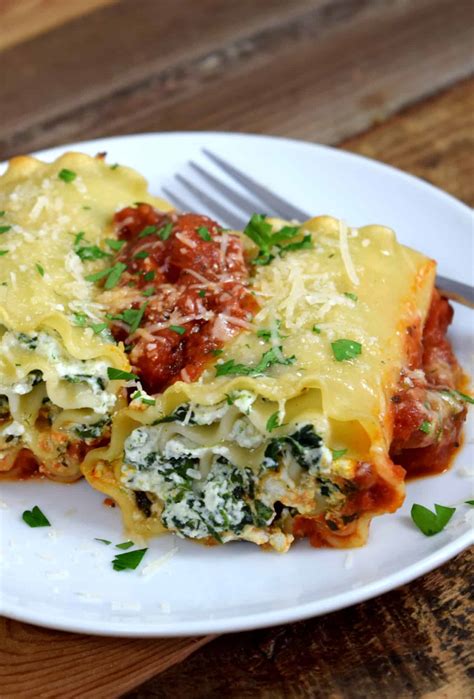 Spinach Ricotta Lasagna Rolls Lord Byrons Kitchen