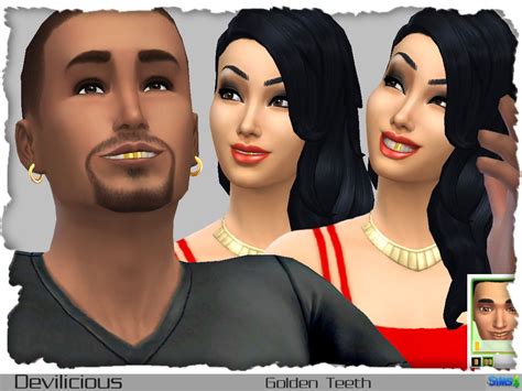 The Sims Resource Golden Teeth
