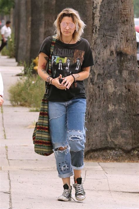She aspires to become a shaman (a healer or a witch doctor). Paris Jackson (age 19) in ripped jeans out in Los Angeles, 05/09/2017. | Paris jackson age ...
