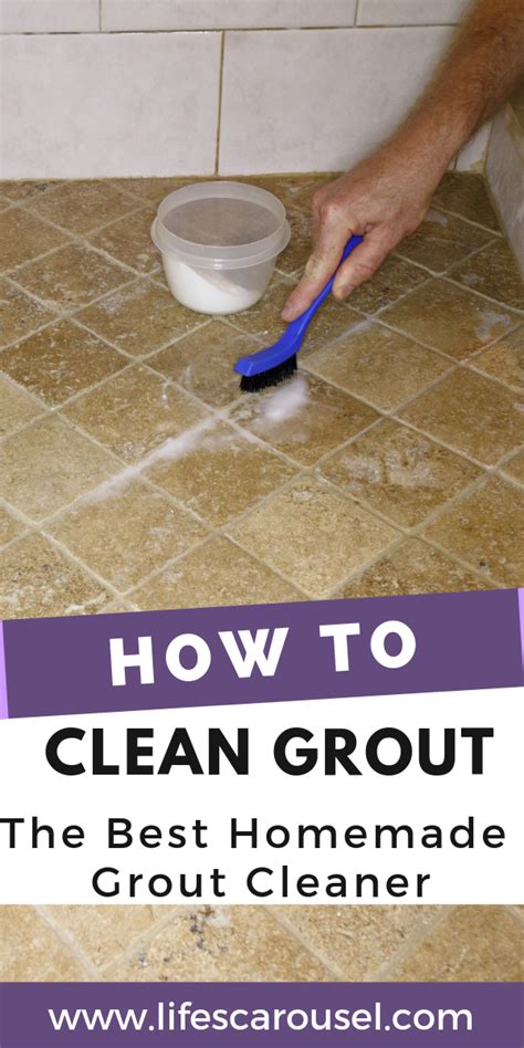 How To Clean Grout The Best Homemade Grout Cleaner ⋆ Lifes Carousel