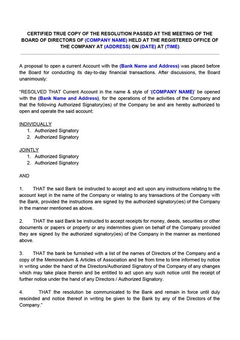 We did not find results for: Board Resolution for Opening Bank Account - IndiaFilings ...
