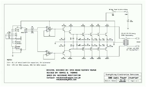 In this circuit one ic 4558 and 4 power transistors are used with some discrete components. ka3525 inverter circuit 5000w with iron core transfp - SHEMS
