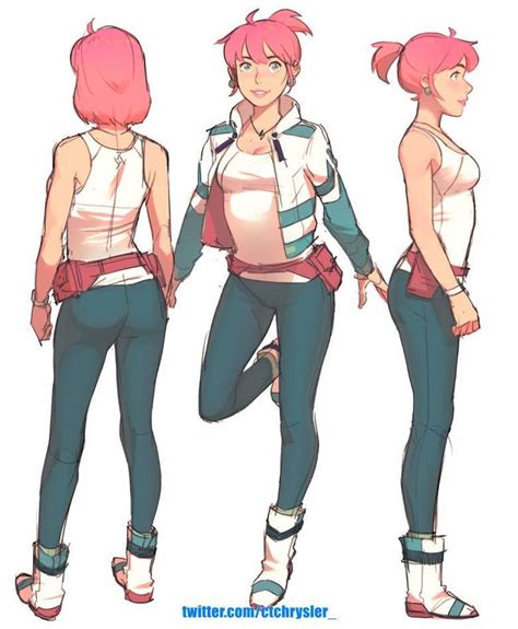 Annie Mei Project Concept Art Characters Female Character Design Character Turnaround