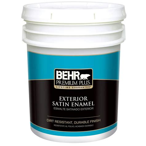Caulking (connections and color match). BEHR Premium Plus 5-gal. Medium Base Satin Enamel Exterior ...