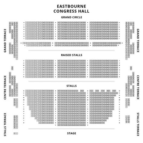 42 Congress Theatre Eastbourne Seating Plan Zulekhahjuliet