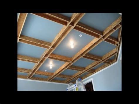 About 0% of these are mouldings. Coffered Ceiling Build - YouTube