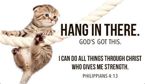 Hang In There Care And Encouragement Ecard Free Christian Ecards Online
