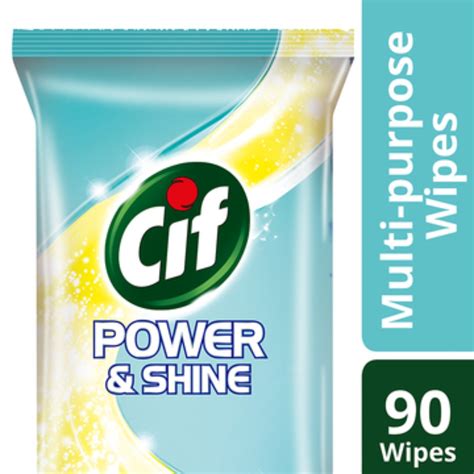Cif Antibacterial Multi Purpose Wipes Power And Shine 999