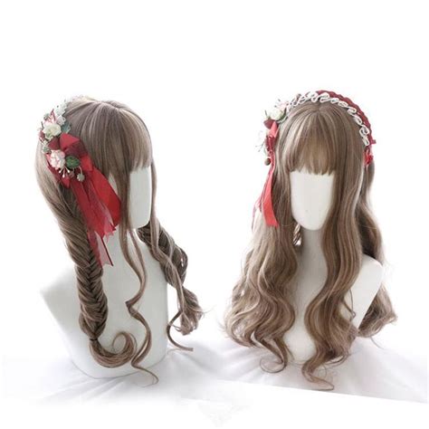 Harajuku Lolita Air Bangs Wig Yc21366 Wigs Harajuku Lolita Kawaii Wigs