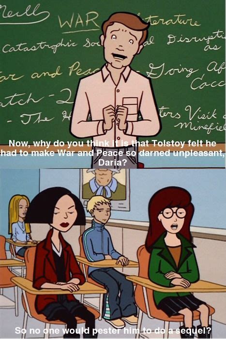 Best daria quotes (page 1) 11 'daria' quotes that prove jane lane is as wise as she is cool quotes by daria Daria one of my all time favourite comebacks! | Daria mtv ...