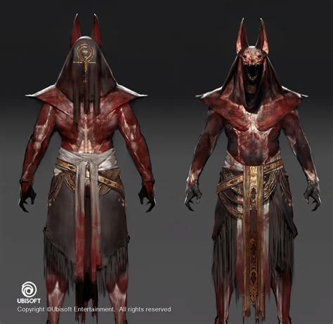 Assassin S Creed Origins Anubis Outfit Concept Jeff Simpson Anubis