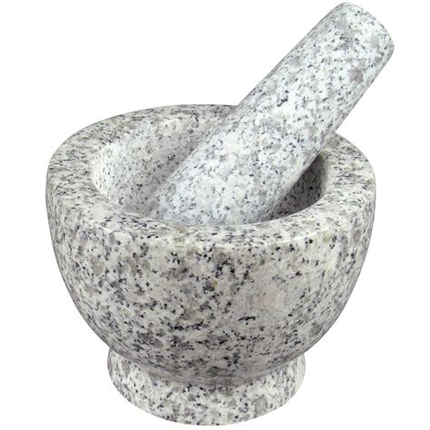 5 Granite Mortar And Pestle Set