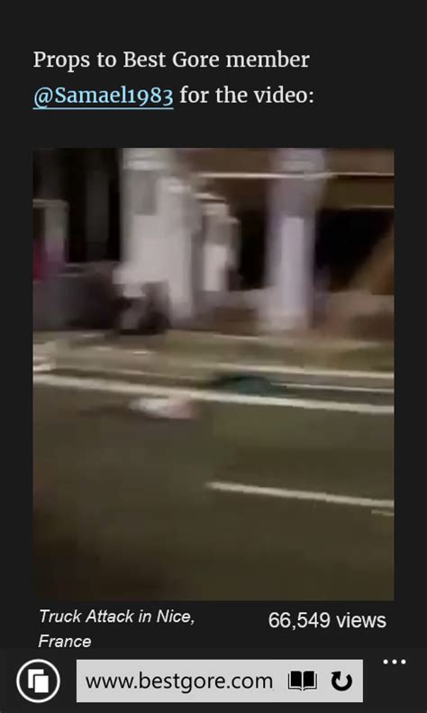 Has The Very Graphic France Truck Attack Videos