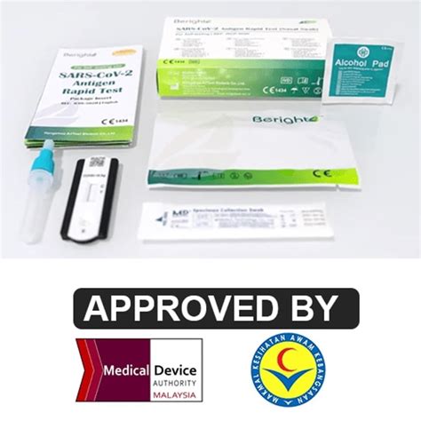 Beright SARS CoV 2 Antigen Rapid Test Nasal Swab Malaysia