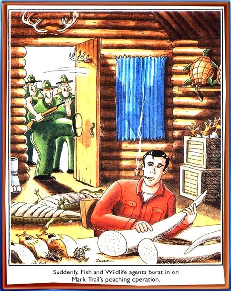 A Poster With An Image Of A Man Working In A Log Cabin