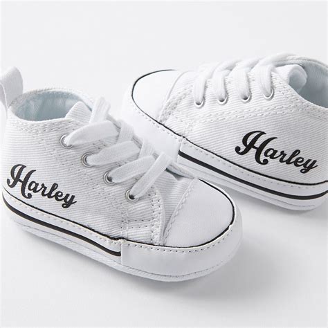 Find the latest in baby and toddler shoes at converse.com. White Custom Baby Converse Crib - Nappy Head