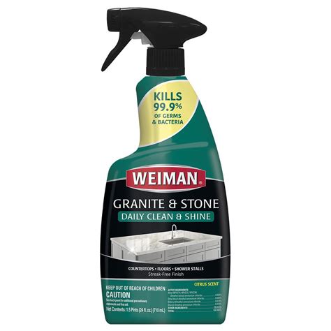 Weiman 24 Oz Granite Cleaner 109 The Home Depot