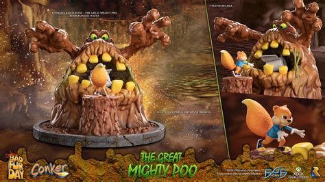 Conker S Bad Fur Day Great Mighty Poo Statue Revealed