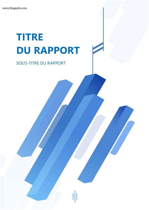 Docx Page De Garde Business Pour Rapport