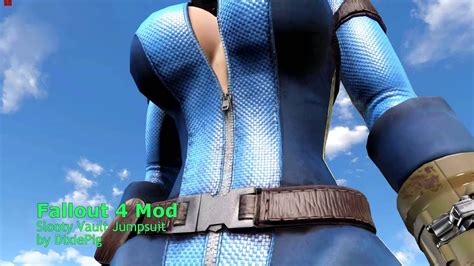 Fallout Mod Showcase Slooty Vault Jumpsuit Youtube