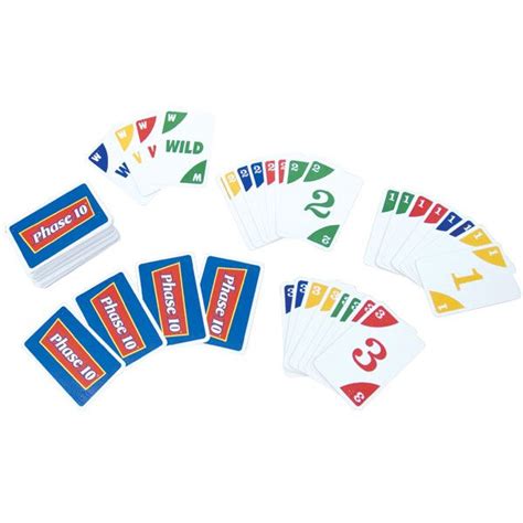 Reizen Braille Phase 10 Card Game For The Blind And Low Vision Phase