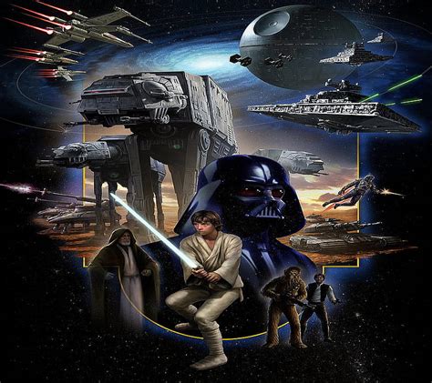 Universo De Star Wars Art Darth Vader Fantasía Luke Skywalker
