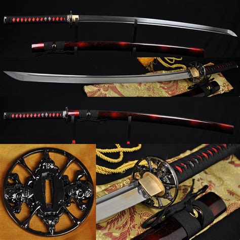 Handmade Japanese Samurai Functional Sword Katana Folded Steel Blade